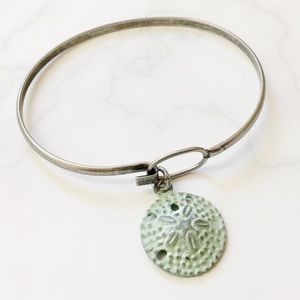 Hand Painted Gleeful Peacock Bangle